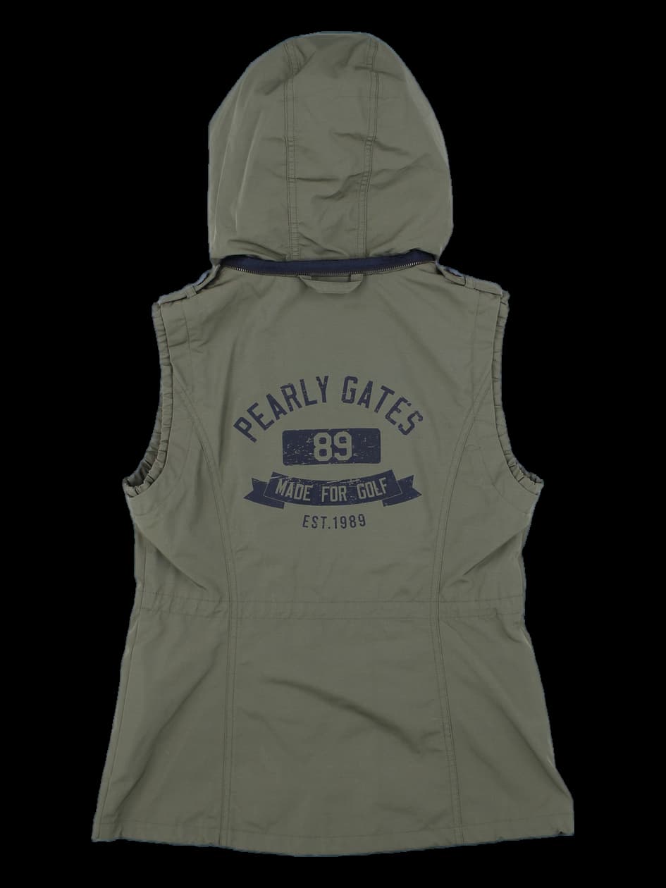 파리게이츠 후드 카키 베스트