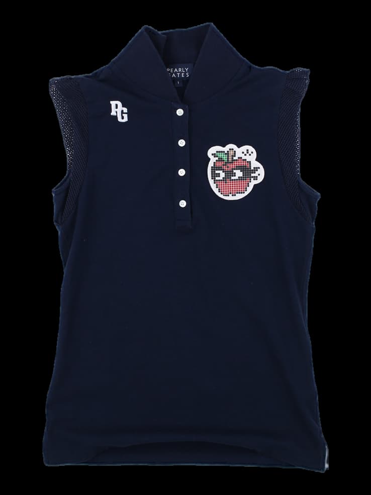 파리게이츠 네이비 민소매 카라티