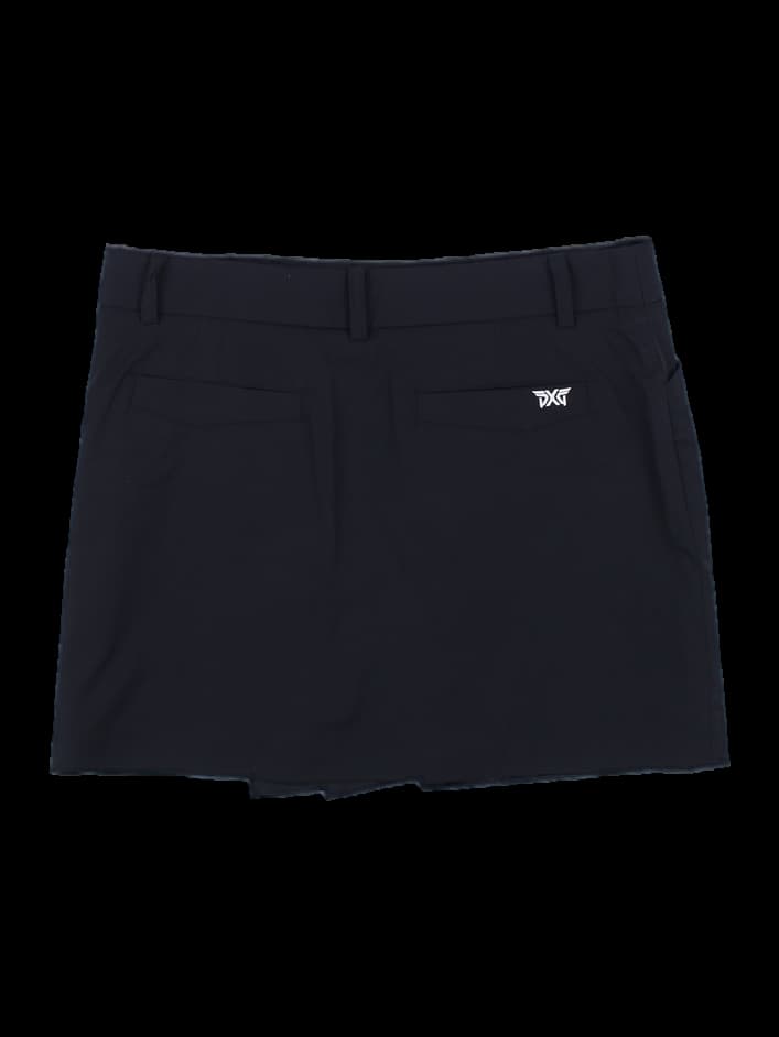 블랙 랩 스타일 스커트