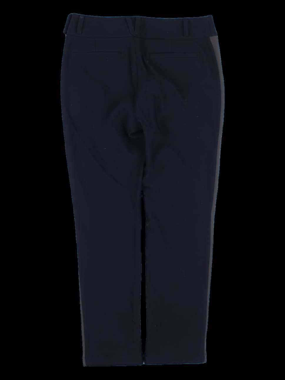 블랙 사이드 배색 골프 팬츠