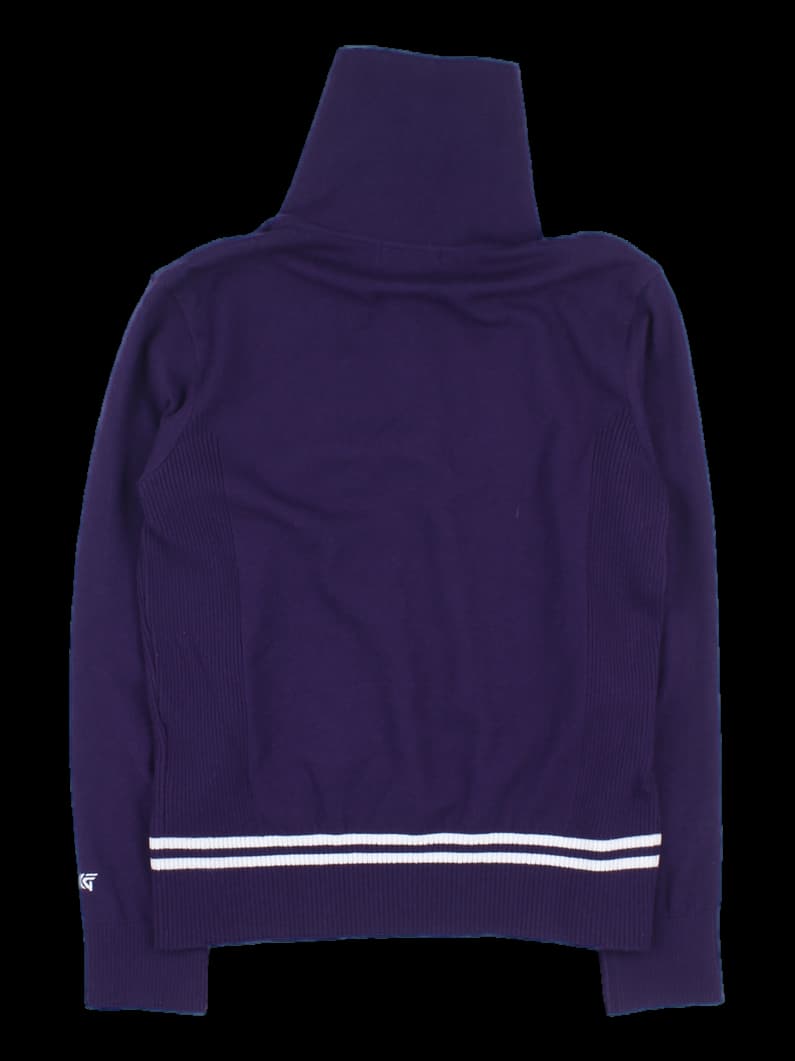 PXG 퍼플 하프 집업 니트