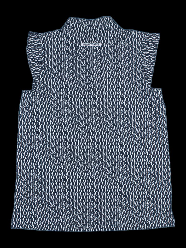 파리게이츠 여성 로고 패턴 민소매 카라티