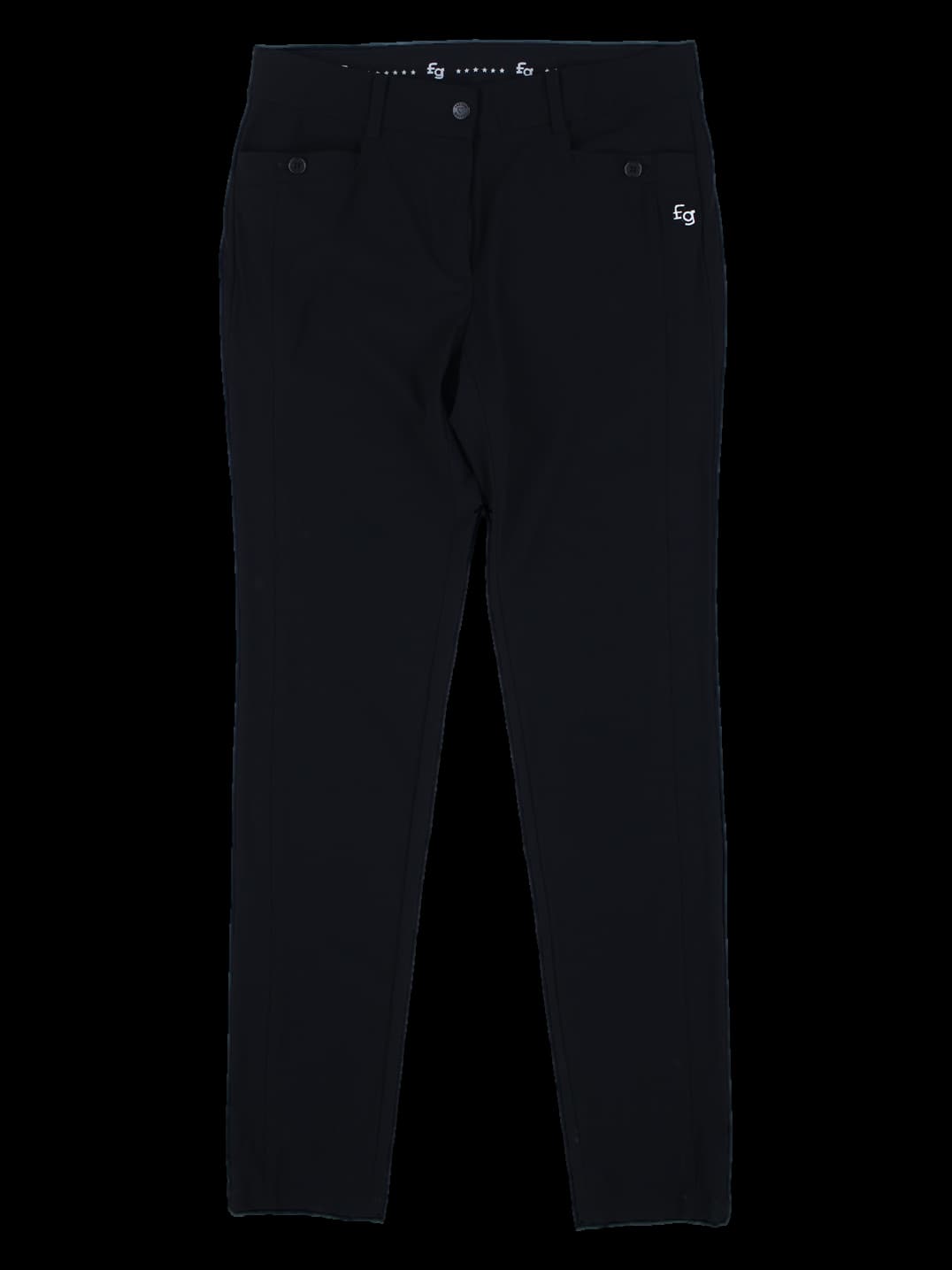 블랙 슬림핏 긴바지