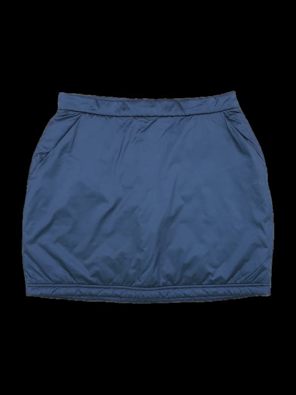네이비 퀼팅 다운 스커트