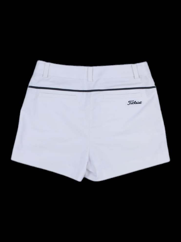타이틀리스트 여성 화이트 배색 숏팬츠