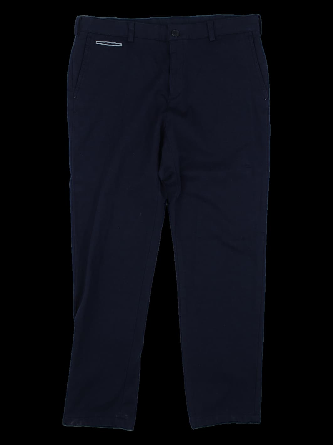 남성용 네이비 면바지