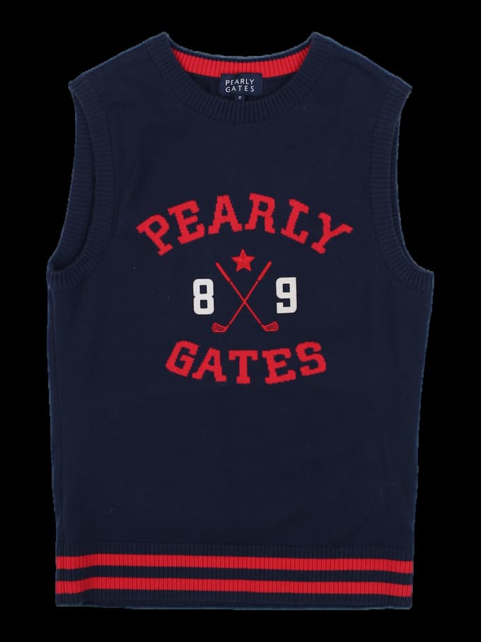 파리게이츠 네이비 니트 베스트