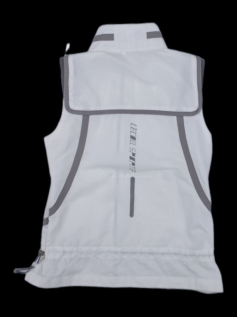 화이트 지퍼 베스트