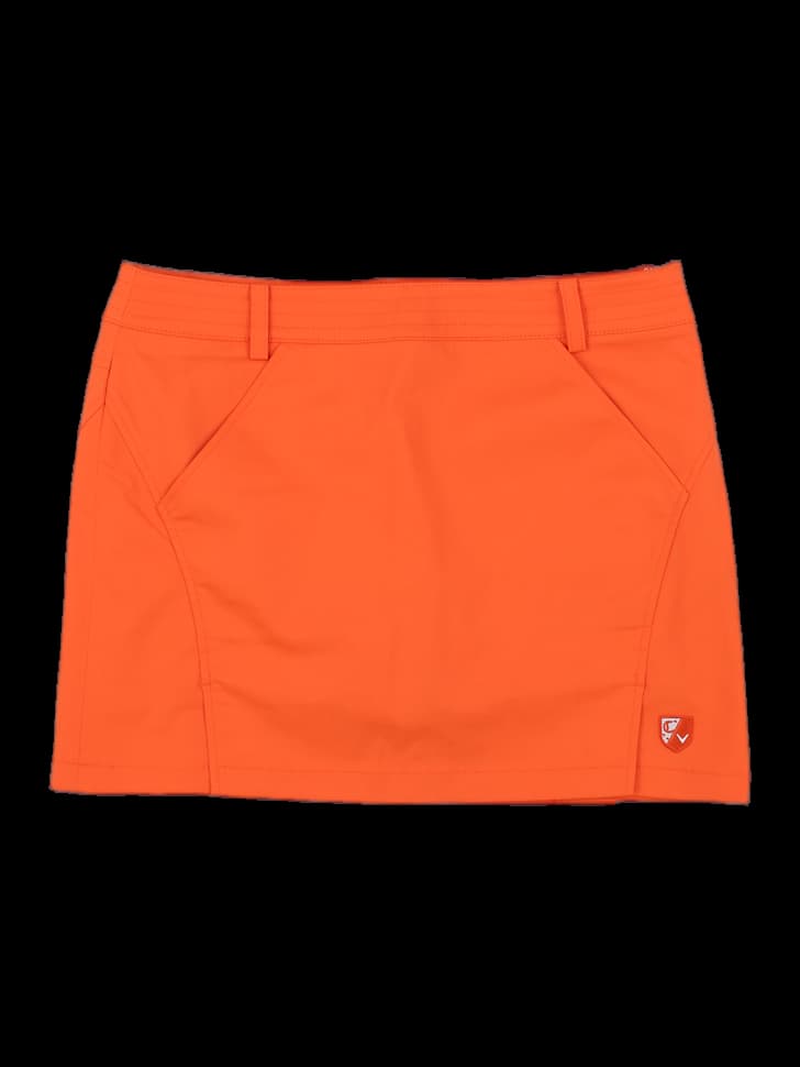오렌지 미니 스커트
