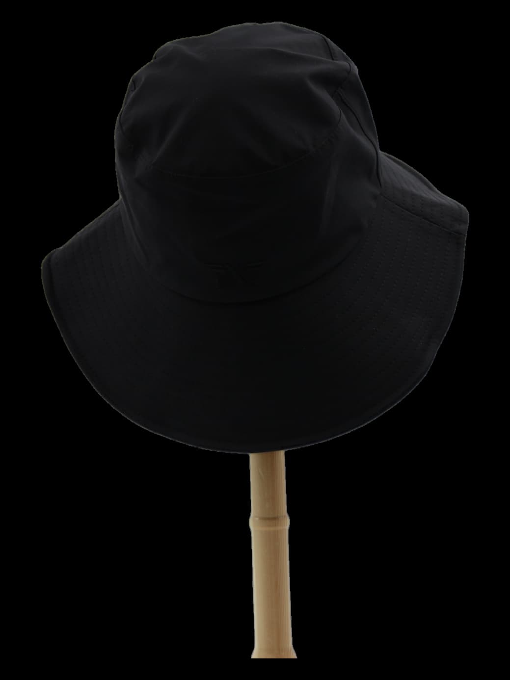 블랙 로고 포인트 버킷햇