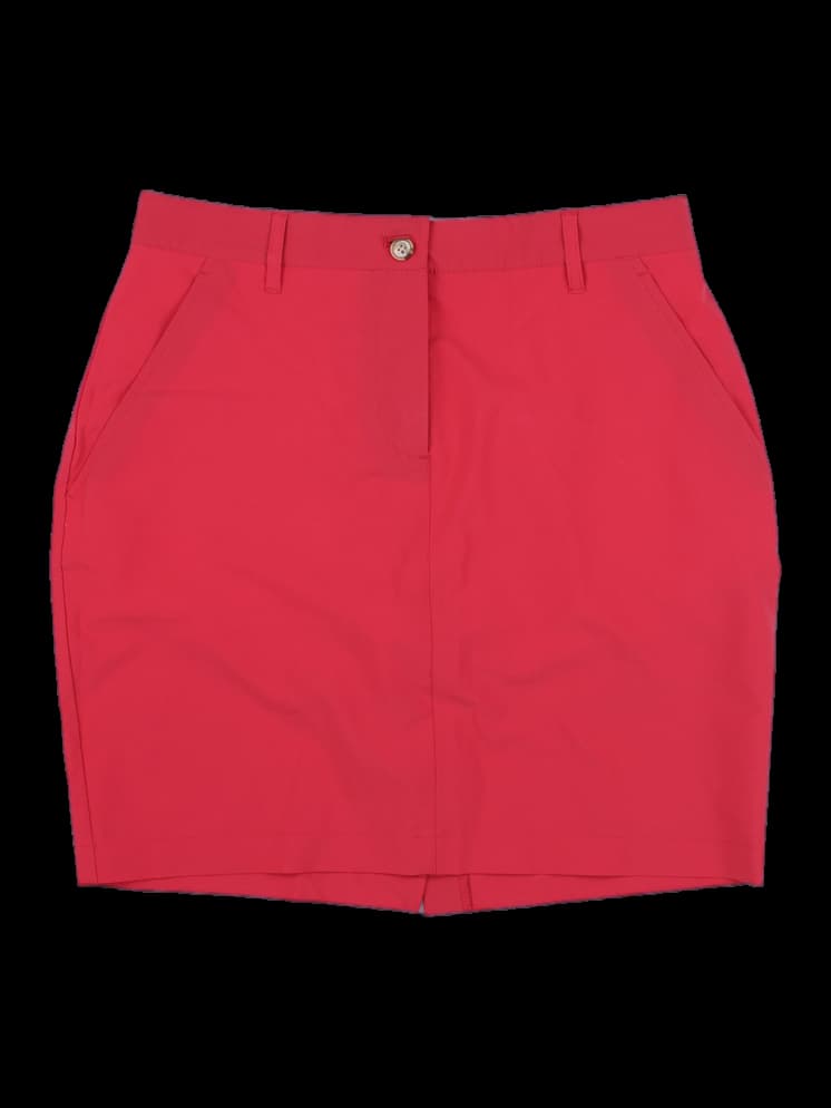 레드 미니 스커트