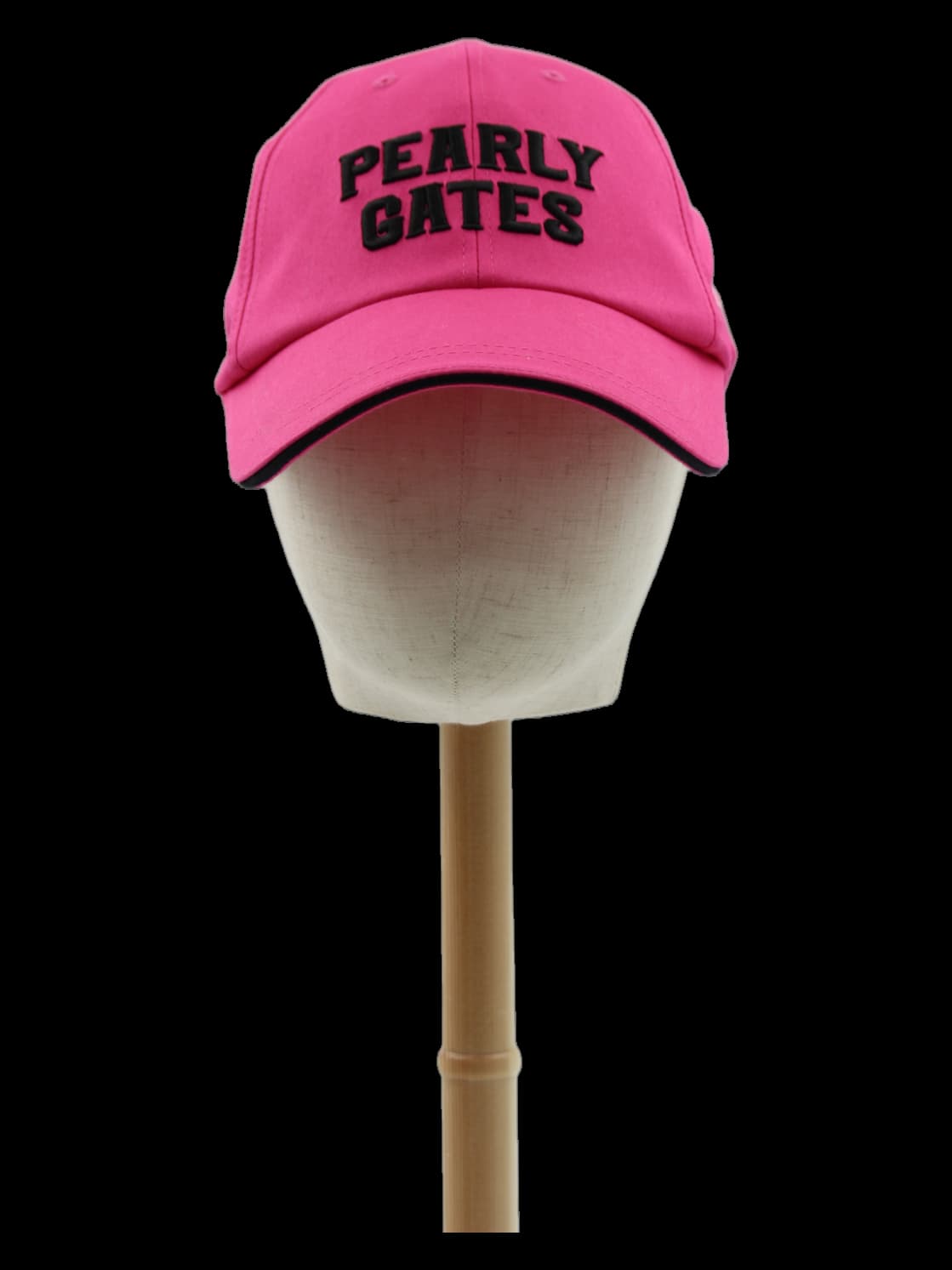 파리게이츠 핑크 로고 자수 캡