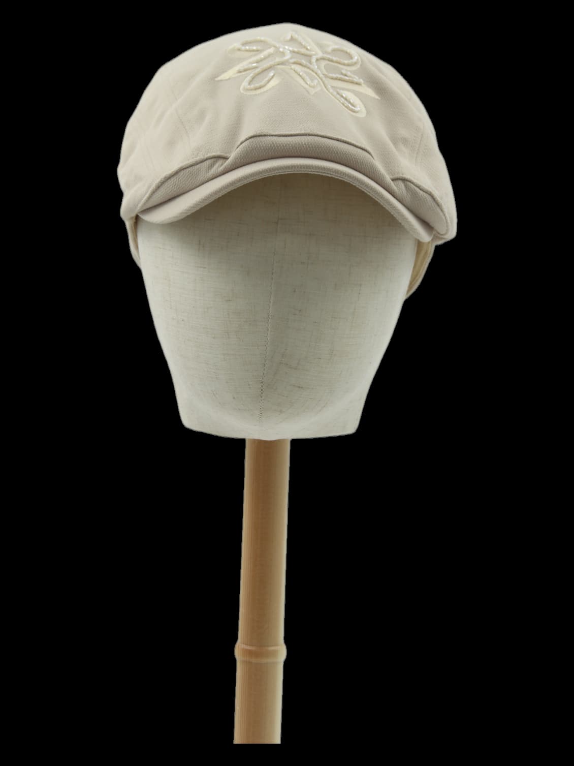 베이지 무지 플랫 캡