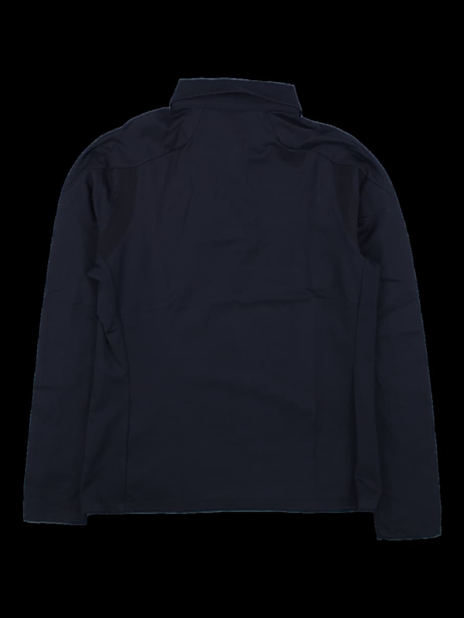 블랙 긴팔 카라 티셔츠