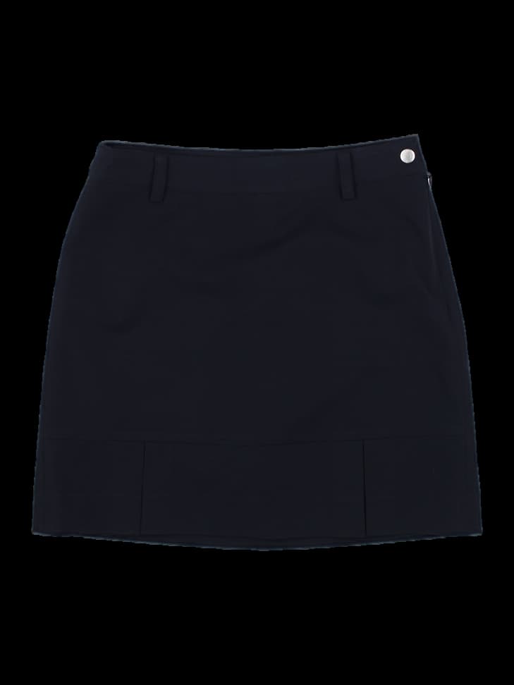 블랙 미니 스커트