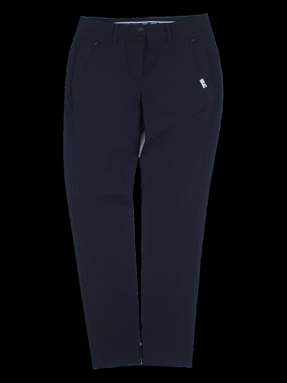 WAAC 네이비 로고 여성 골프 긴바지