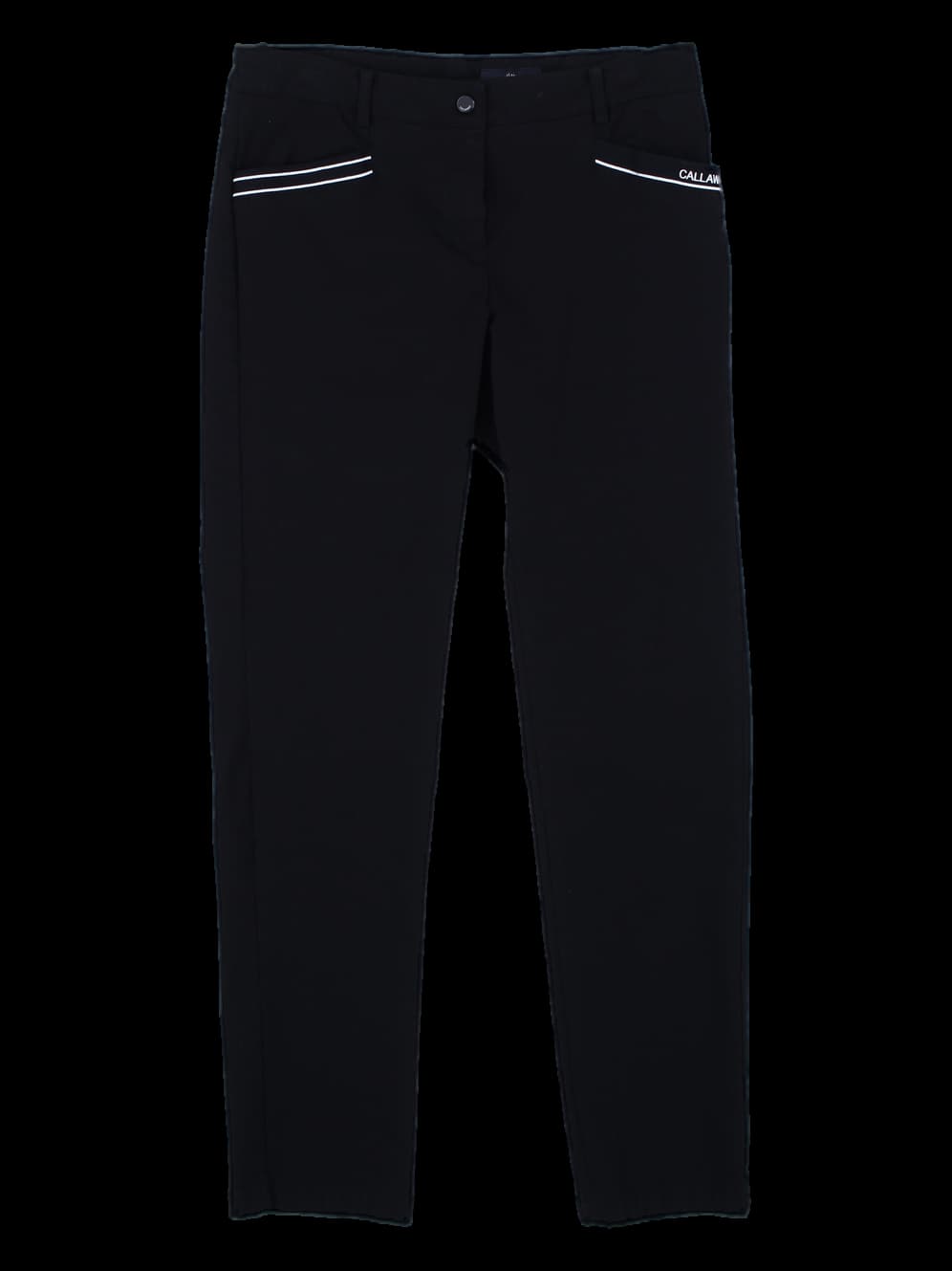 캘러웨이 여성 블랙 슬림핏 골프 바지
