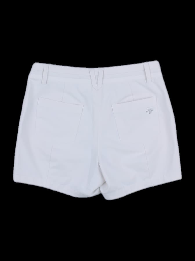 화이트 베이직 숏 팬츠