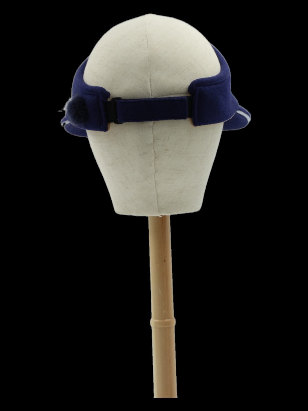 데상트 네이비 썬바이저 골프 모자