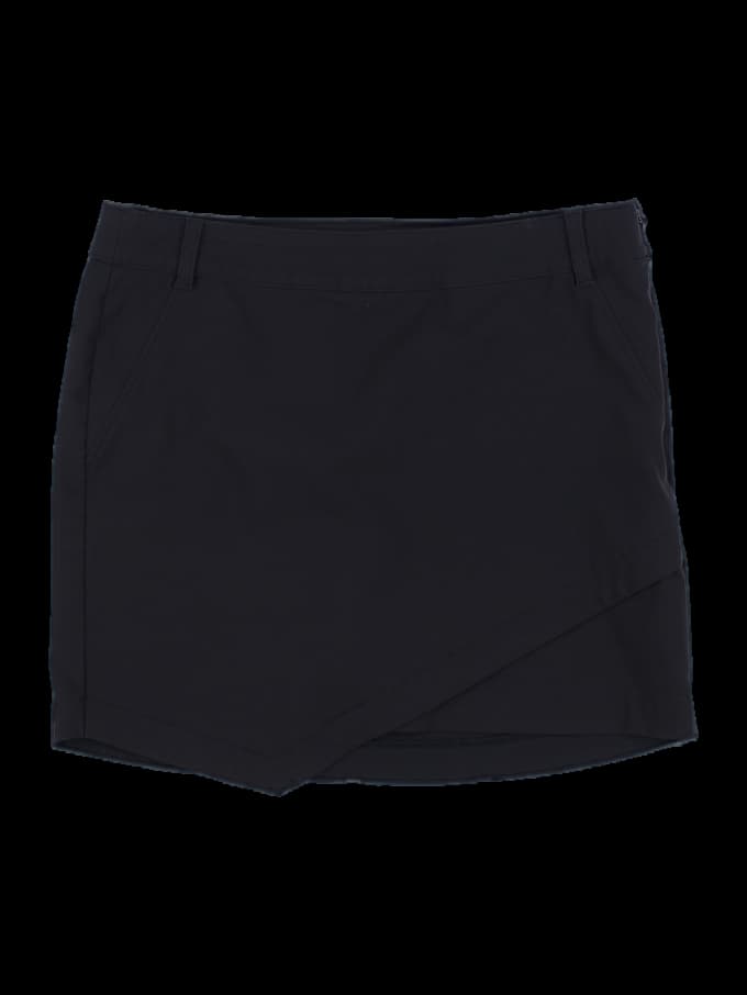 블랙 랩 스타일 골프 스커트