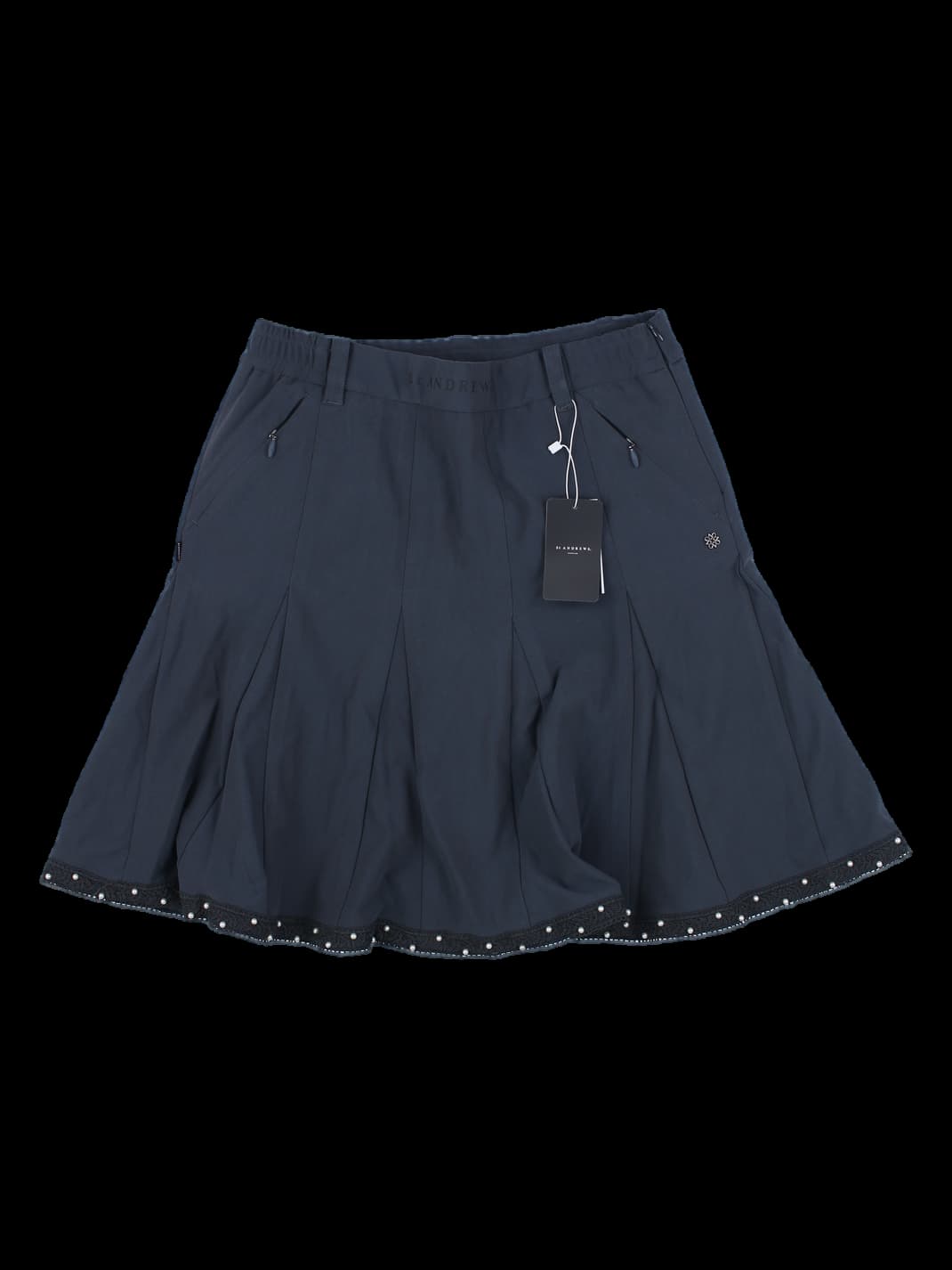 세인트앤드류스 여성 네이비 플리츠 스커트