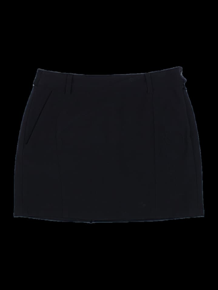 블랙 미니 스커트
