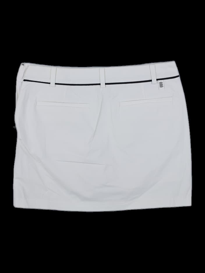 여성 화이트 플리츠 스커트