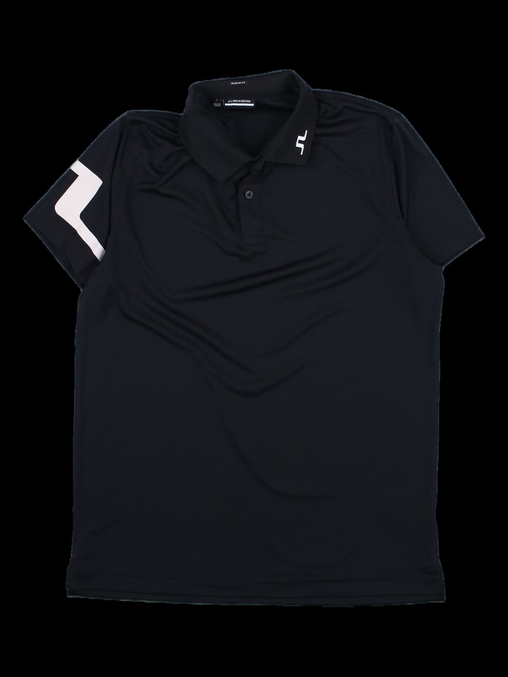 제이린드버그 블랙 배색 폴로 티셔츠