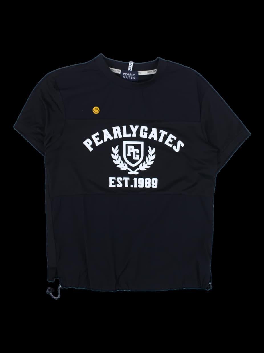 파리게이츠 여성 로고 프린트 반팔 티셔츠 블랙