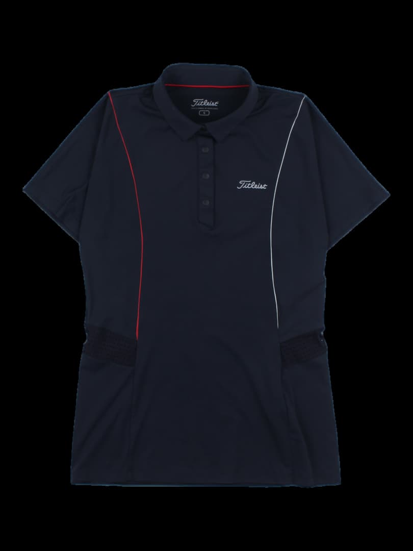 타이틀리스트 배색 포인트 반팔 카라티