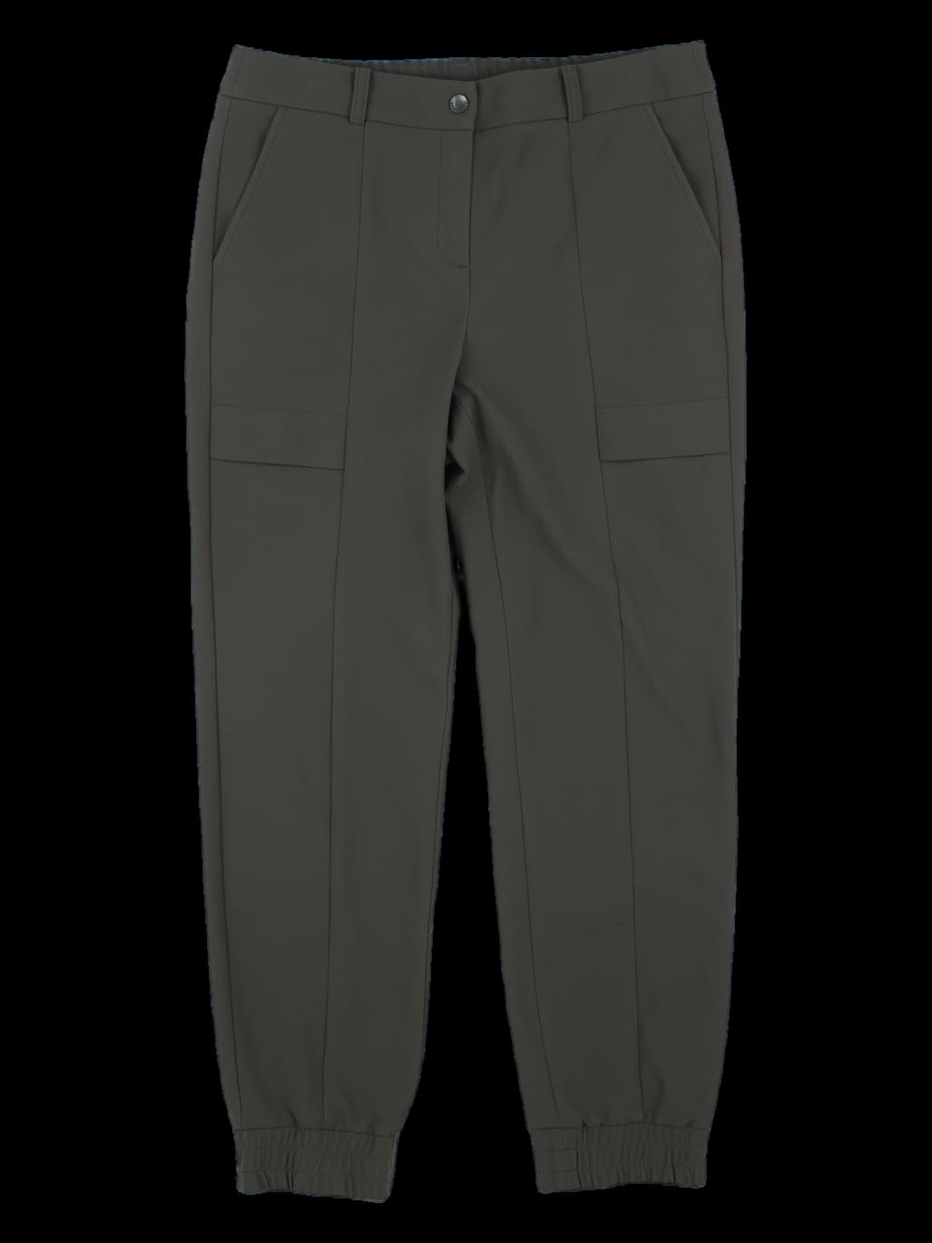 카키 조거 팬츠