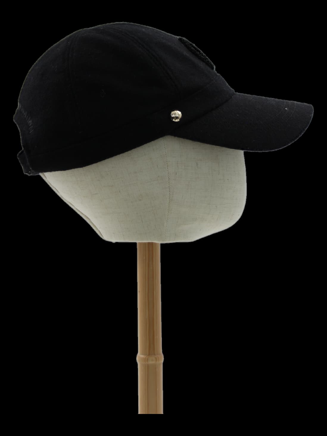 블랙 스터드 디테일 베이스볼 캡