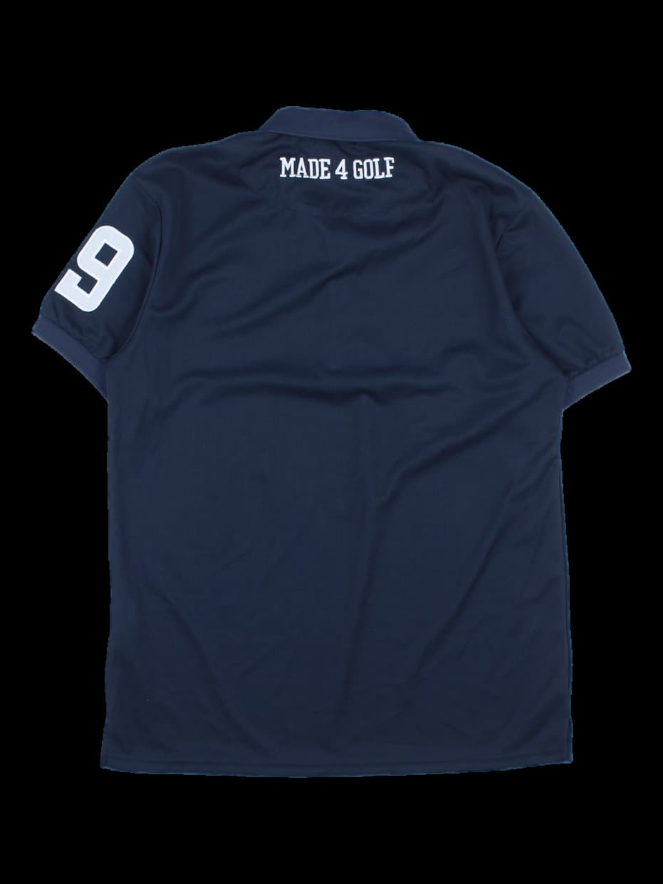 파리게이츠 네이비 패치 포인트 반팔 카라티