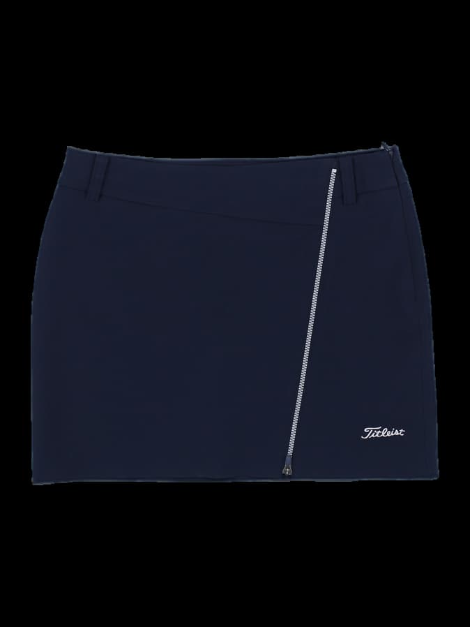 타이틀리스트 네이비 지퍼 디테일 스커트
