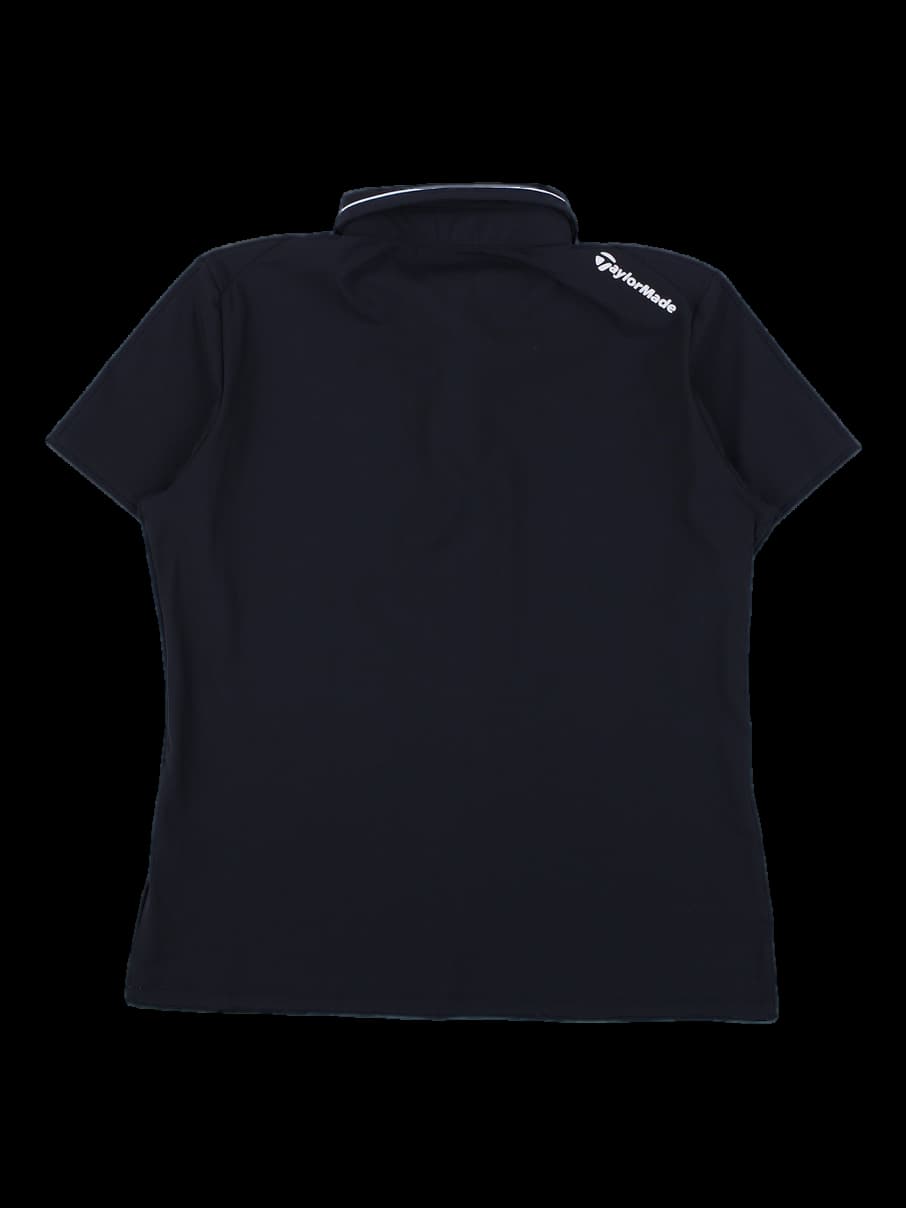 테일러메이드 블랙 반팔 카라티