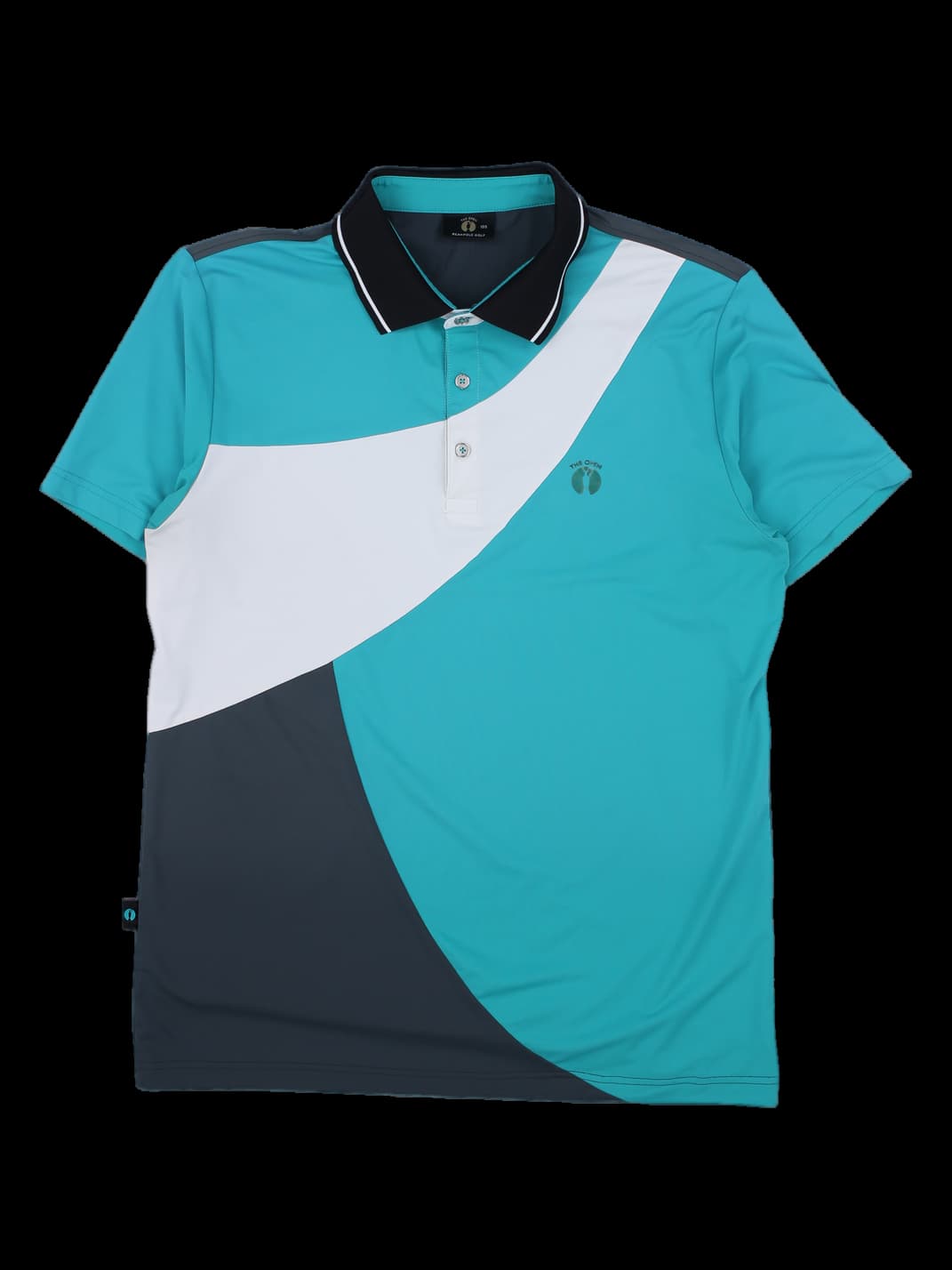 빈폴골프 남성 블록형 반팔 카라티