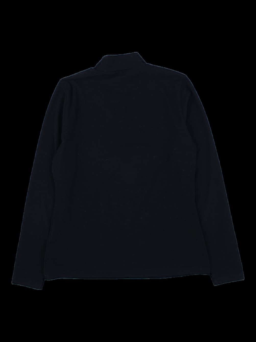 블랙 하이넥 롱슬리브 티셔츠