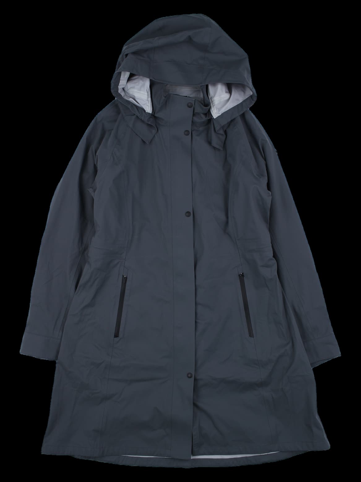 여성 후드 롱 코트