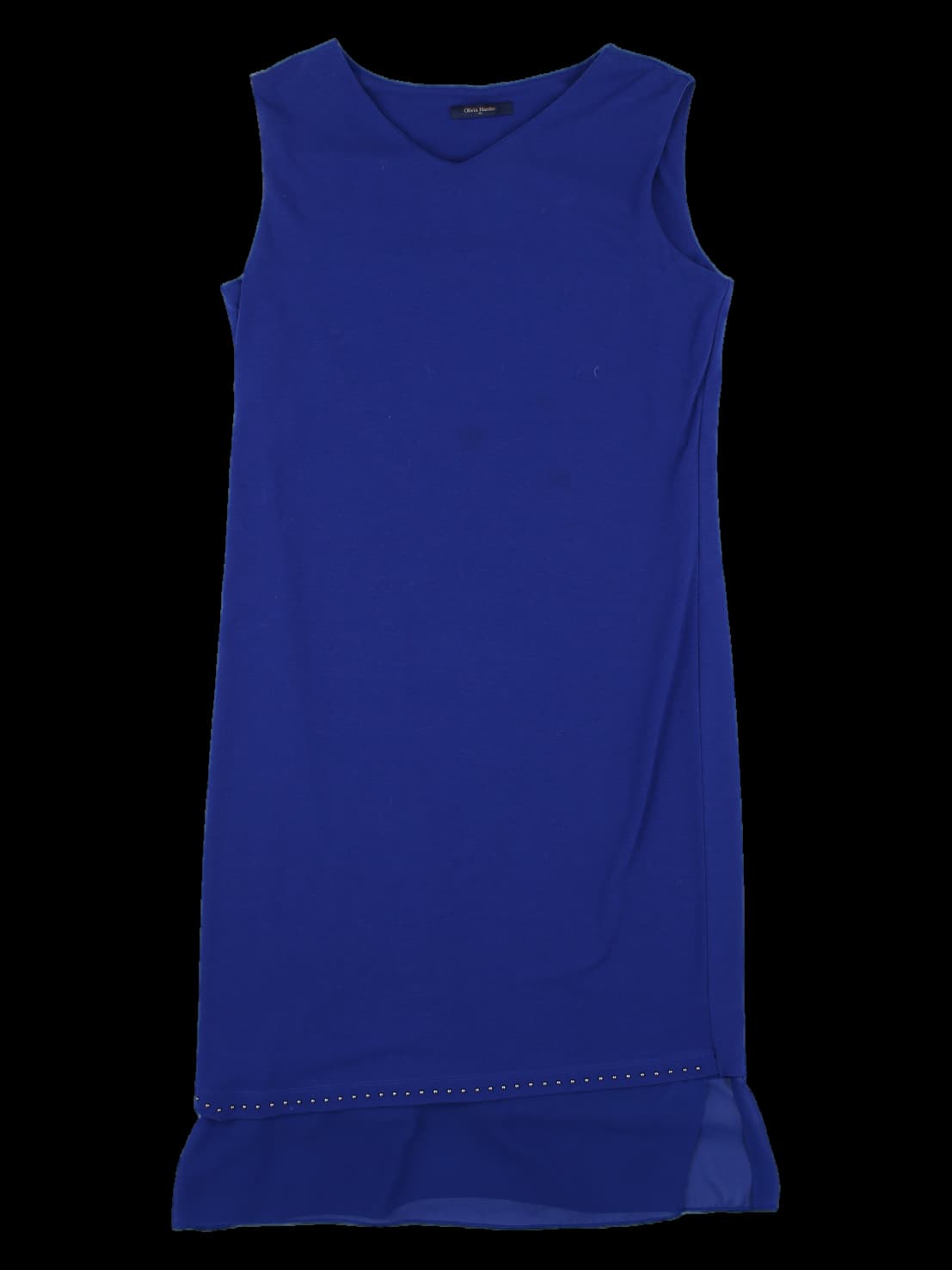 블루 민소매 원피스