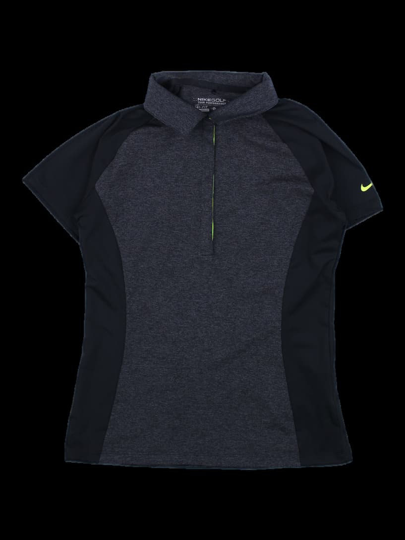 나이키 여성용 하프집 숏슬리브 골프 셔츠