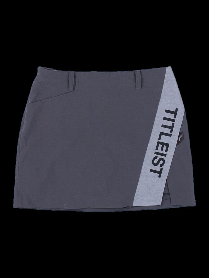 타이틀리스트 레터링 로고 랩 스커트