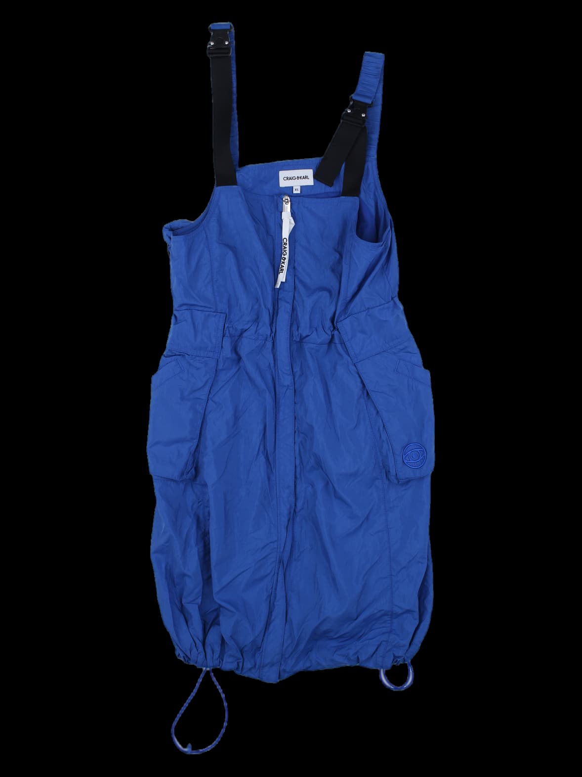 블루 테크니컬 오버올 원피스