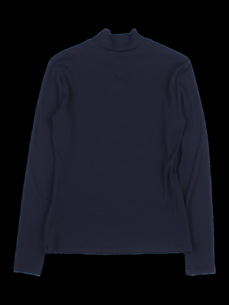 WAAC 네이비 하이넥 긴팔 티셔츠