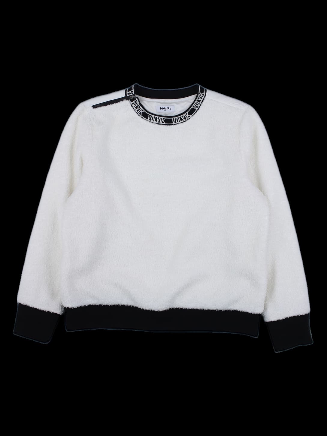 볼빅 배색 뽀글이 맨투맨