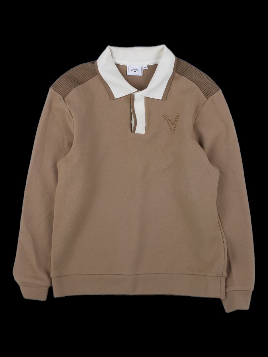 브라운 긴팔 카라티