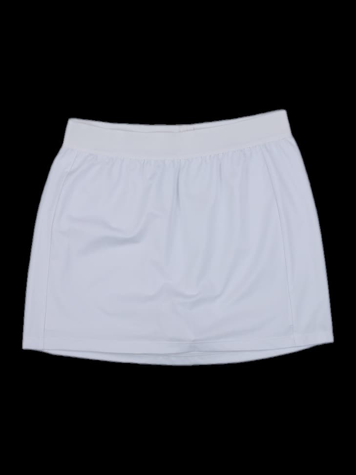 화이트 밴딩 스커트