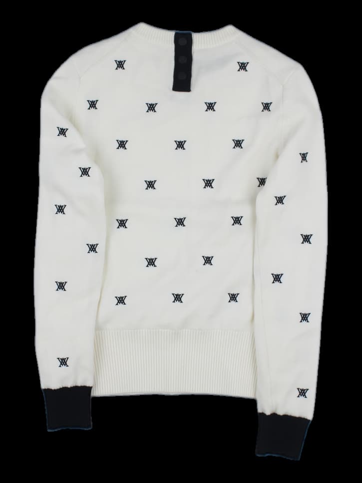 WAAC 올오버 로고 니트 풀오버