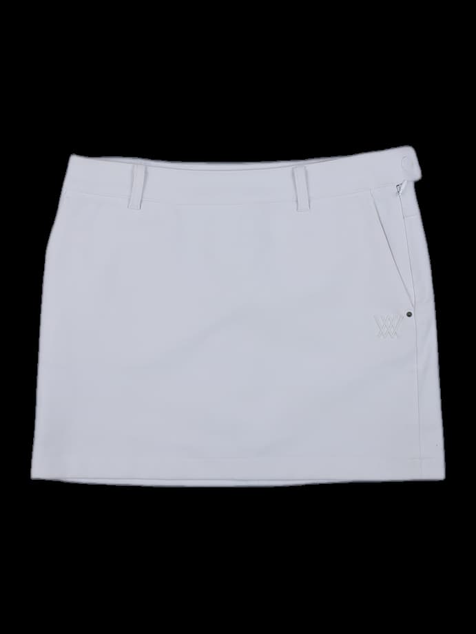 여성 화이트 골프 스커트