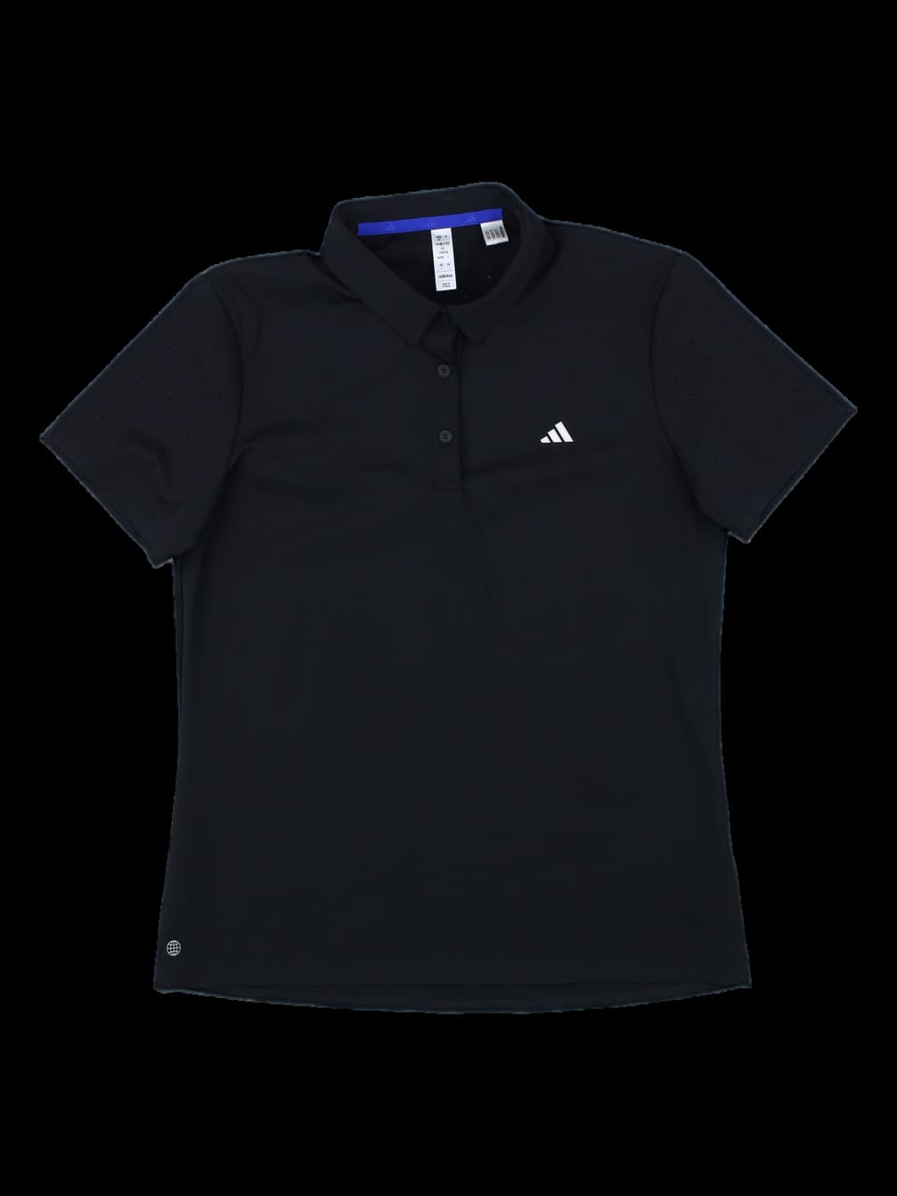 여성 블랙 반팔 폴로 셔츠