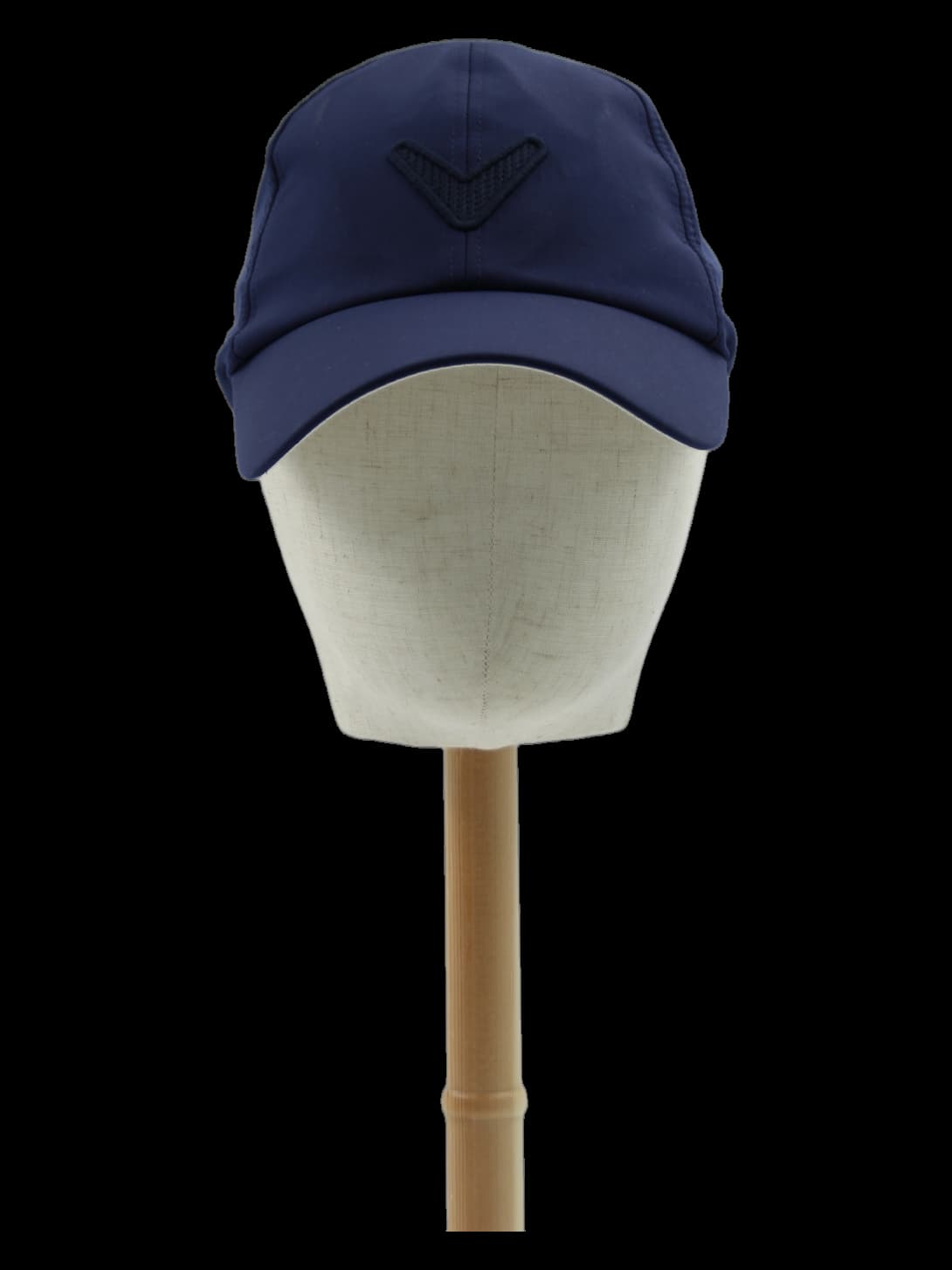 네이비 리본 디테일 캡